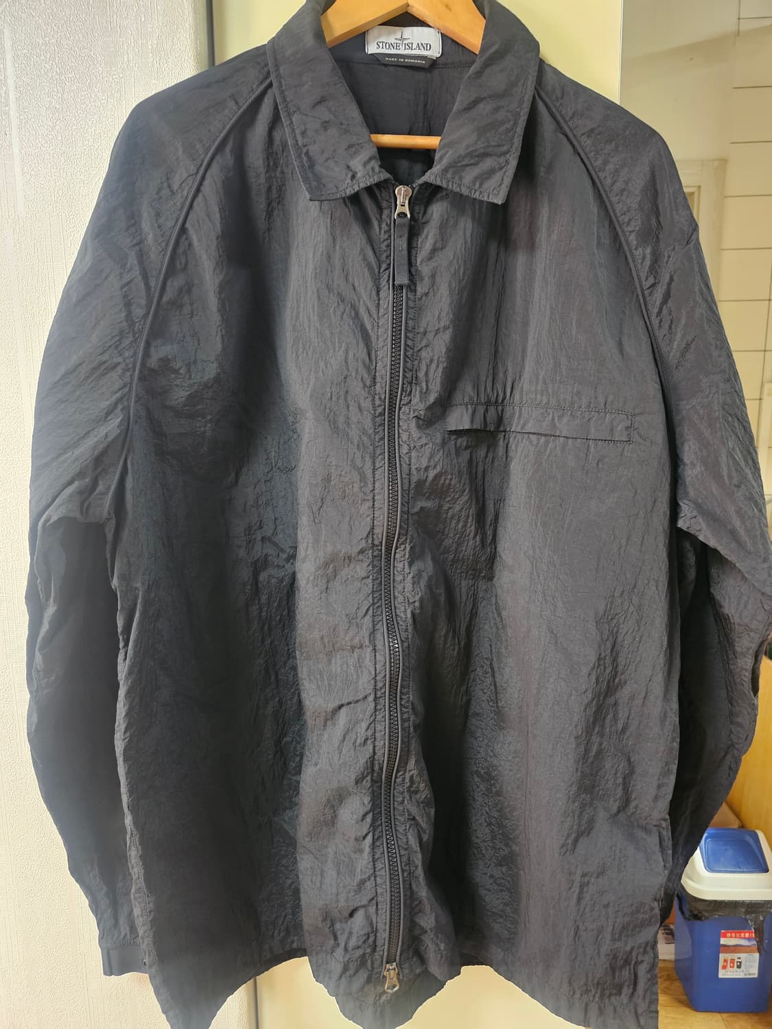 스톤아일랜드 22SS 나일론 메탈 패커블 오버셔츠 상품이미지1