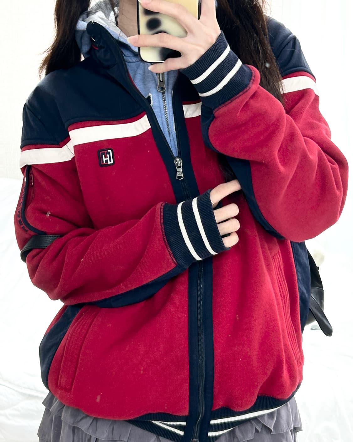 타미힐피거 배색 니트자켓 상품이미지4