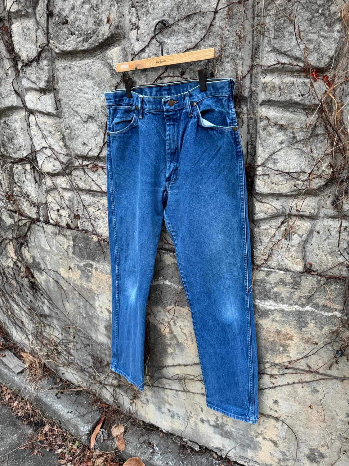 90s 랭글러 usa 빈티지 13mwz 카우보이컷 웨스턴 데님 팬츠 상품이미지3