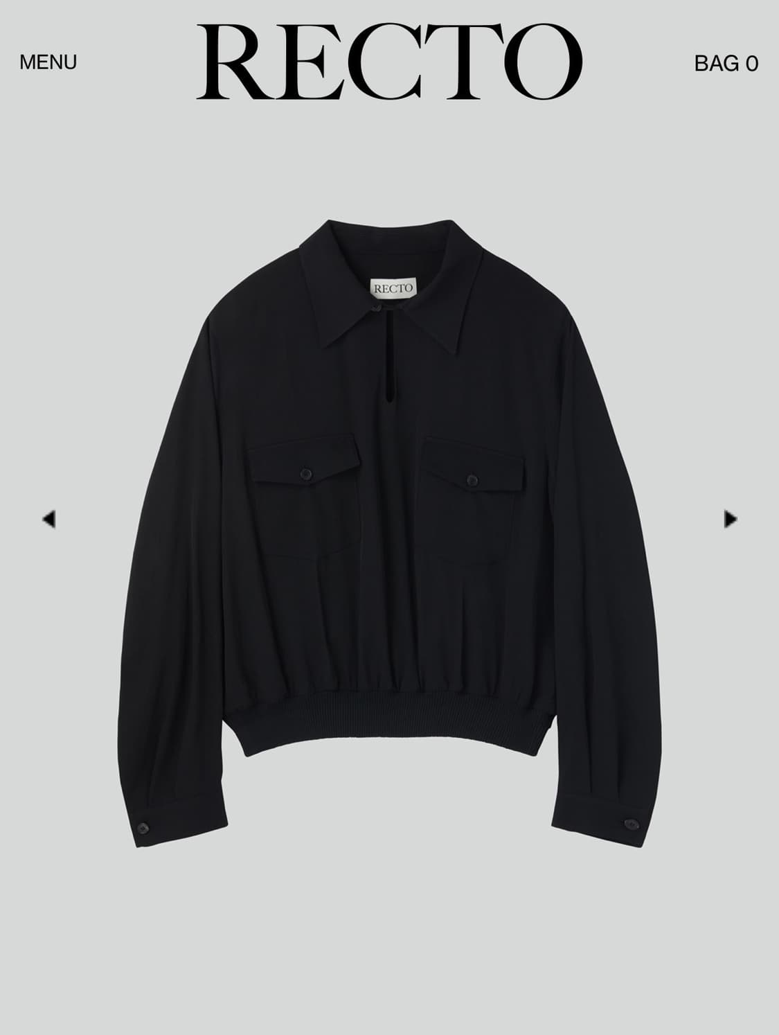 새상품 렉토 투포켓 헌팅 탑 셔츠 상품이미지1