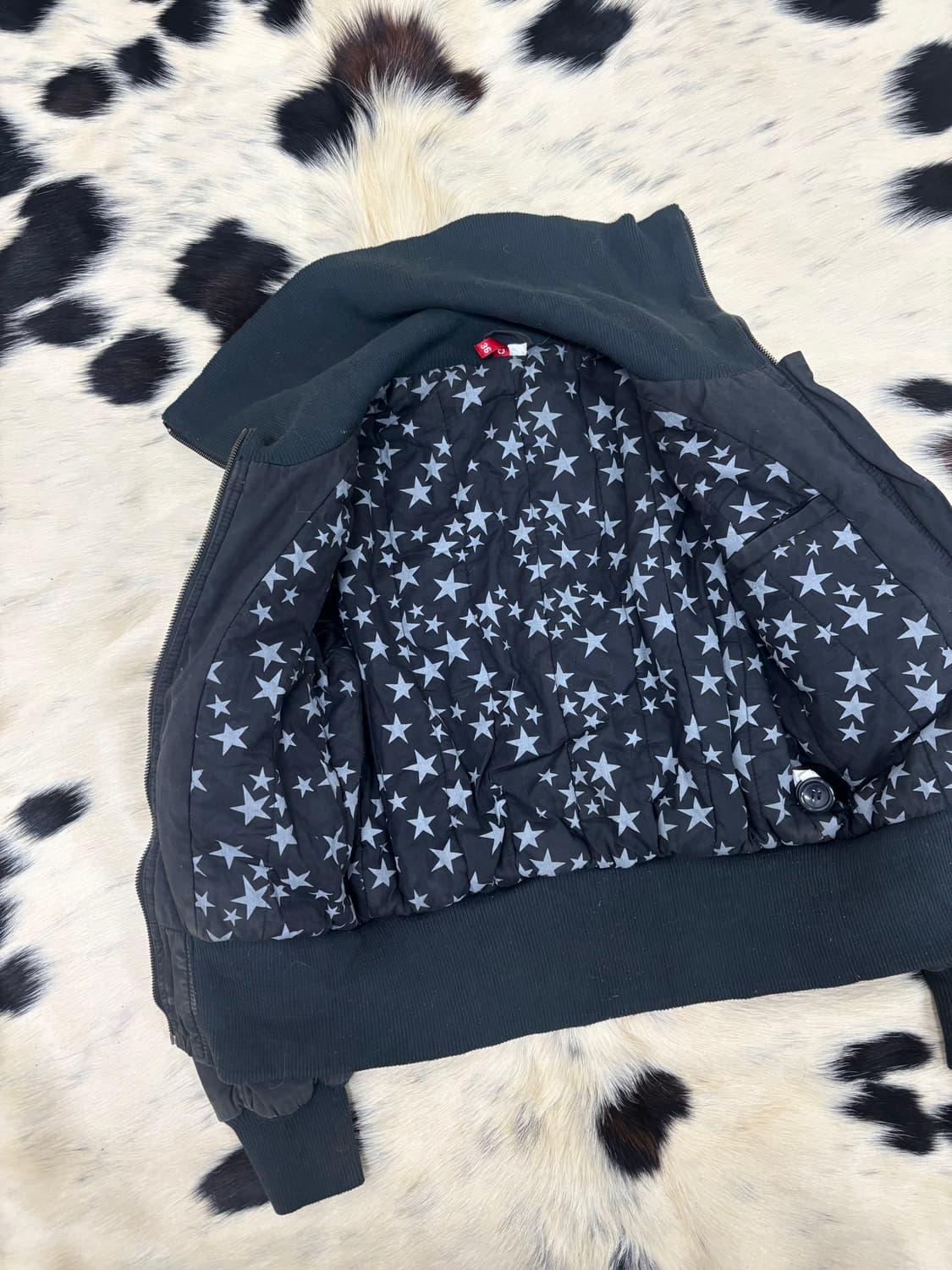 2000s Design Bomber-Fit Crop High Neck S 상품이미지9