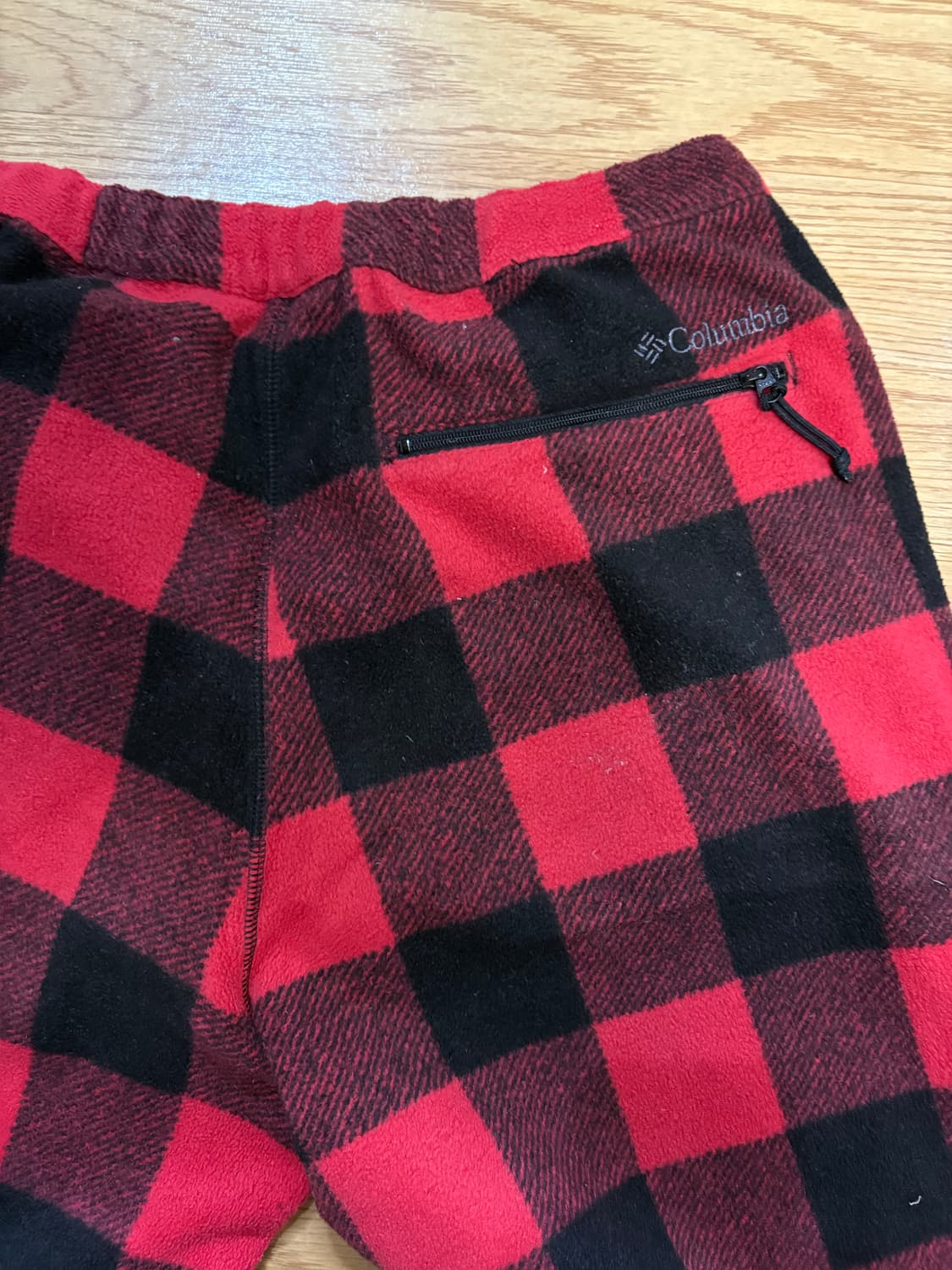 컬럼비아 VTG 레드타탄 체크 플리스 팬츠 32~34 상품이미지2