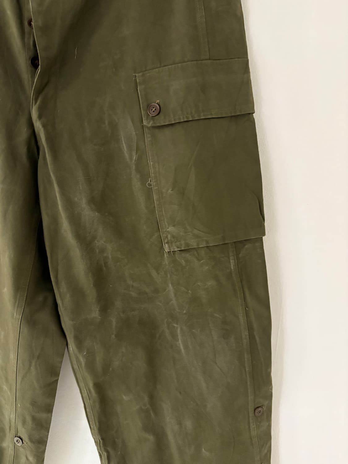 50's Royal Dutch Army Faded Canvas pant 상품이미지4