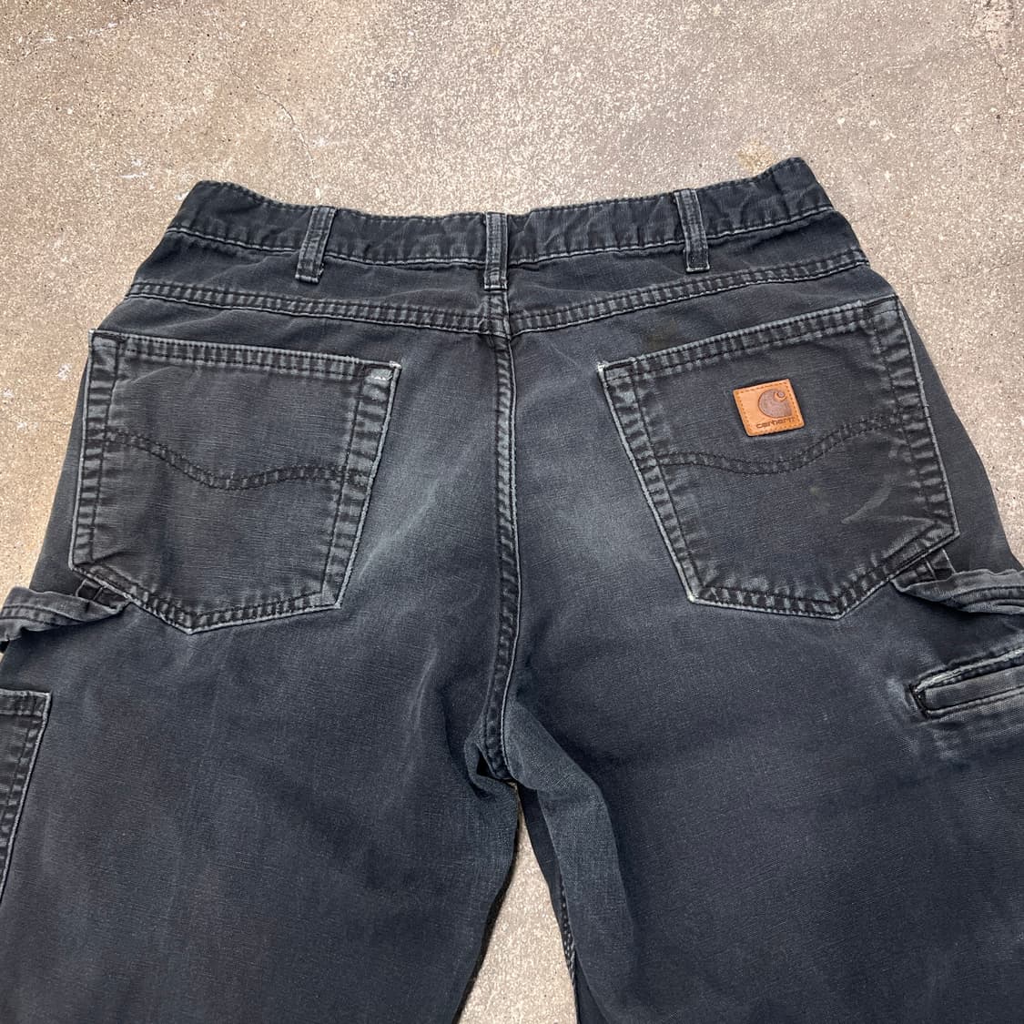 칼하트 릴렉스 오리지널핏 워크팬츠 B159 BLK 상품이미지6