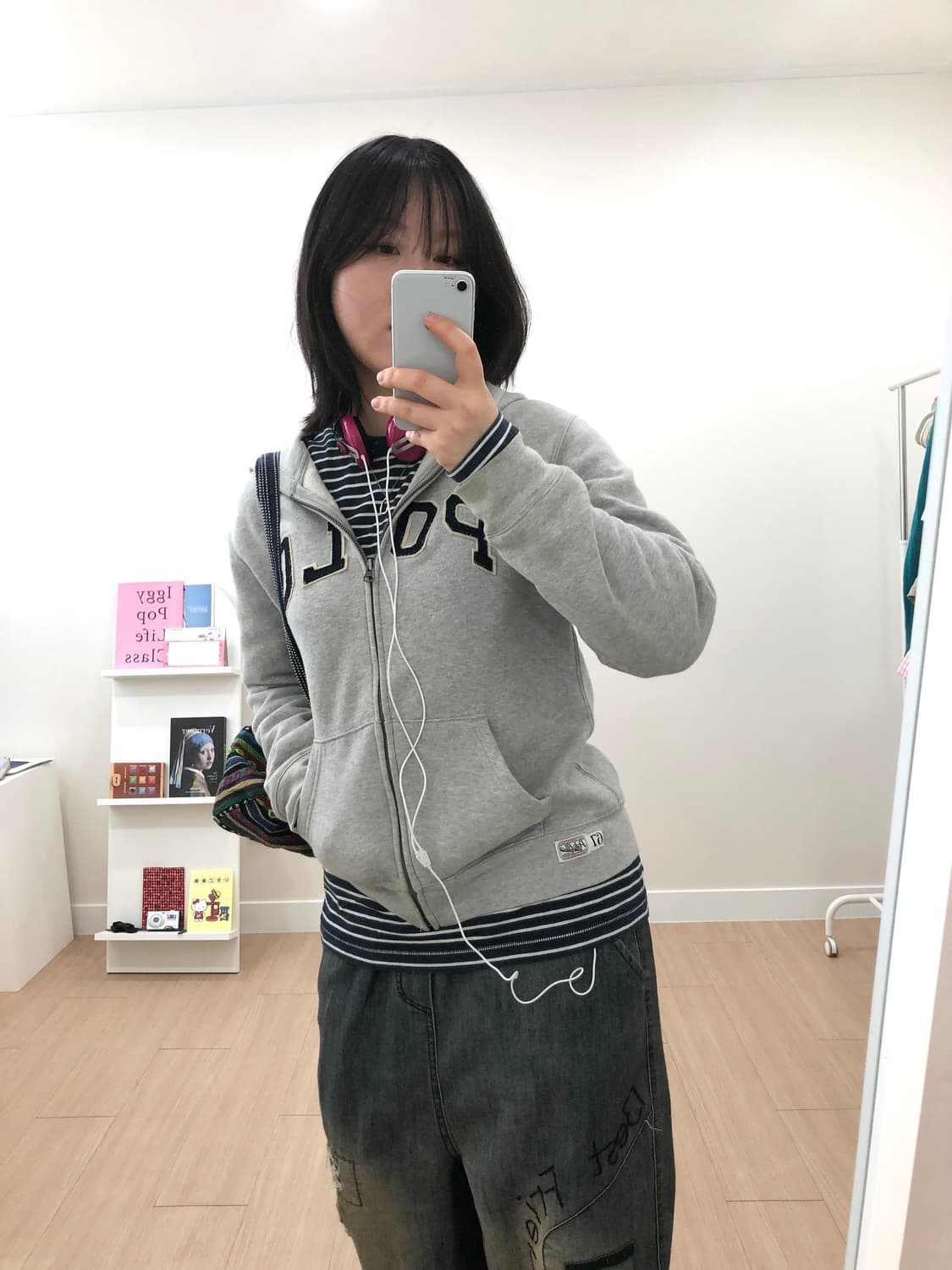 폴로 후드집업 스트릿 캐주얼 코디 상품이미지3