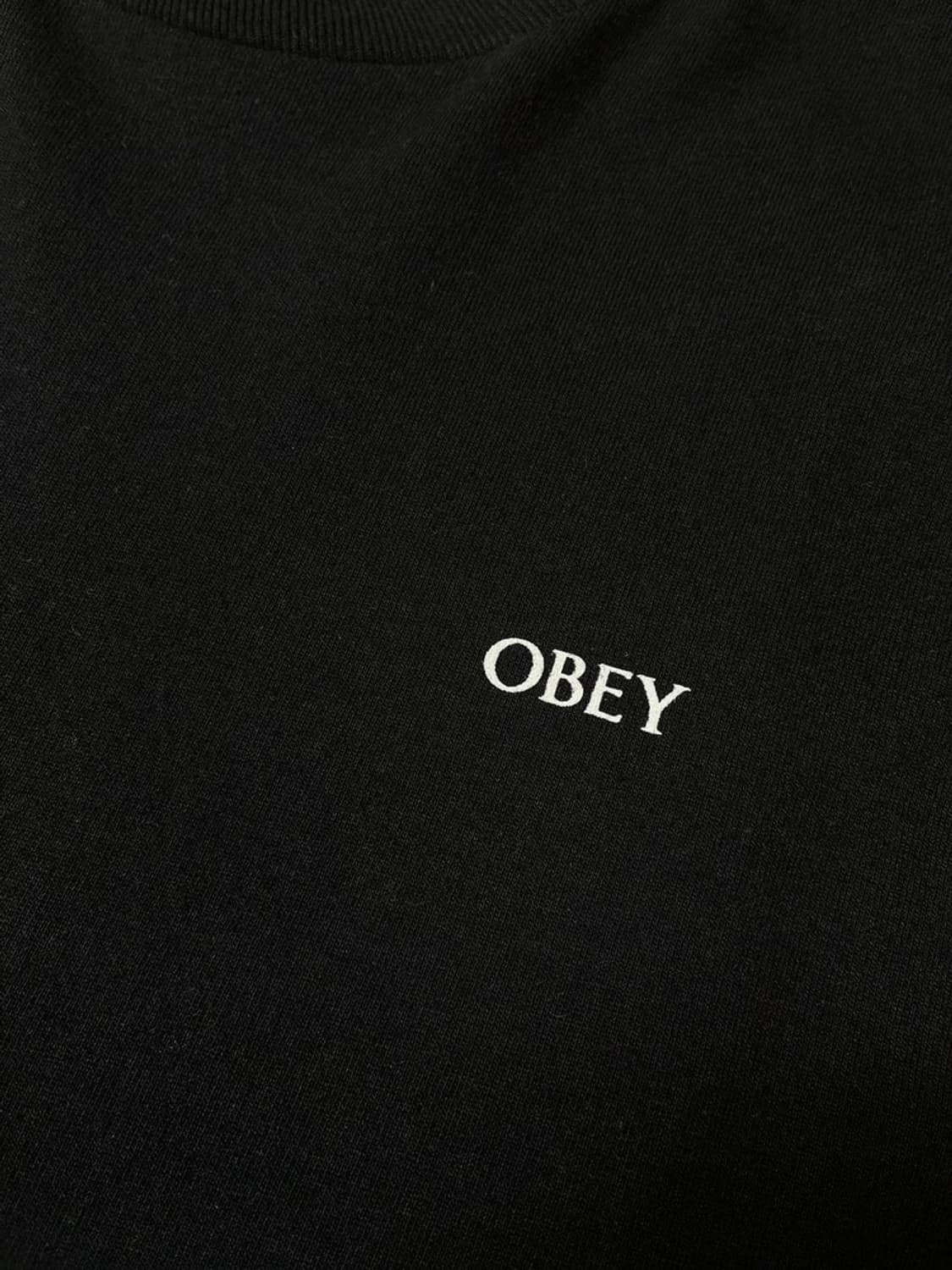 오베이 크로스워크 사인 코튼 반팔 티셔츠 PN9607 상품이미지5