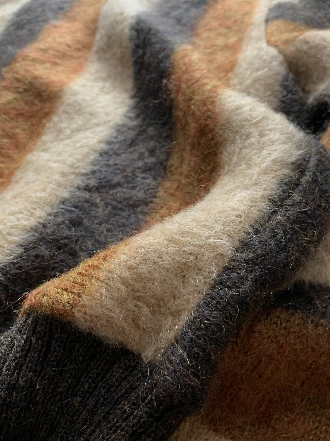 60s 타운크래프트 울&모헤어 스트라이프 카디건 상품이미지8