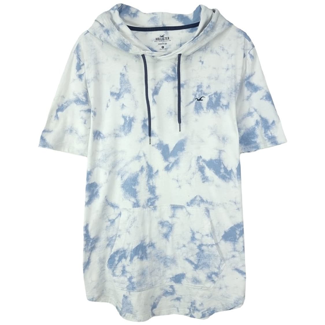 [홀리스터] 로고 패치 타이다이 나염 후드 반팔티 M20197 상품이미지2