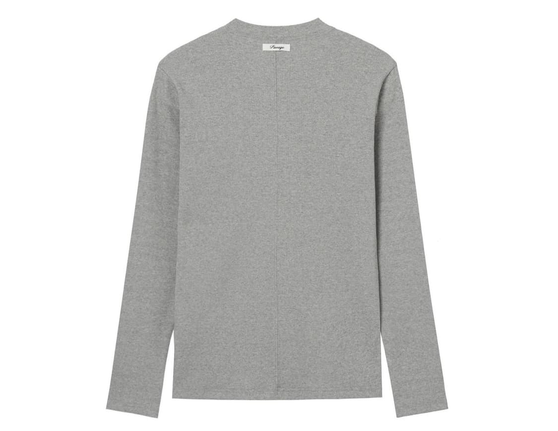 세비지 헨리넥 져지 롱슬리브 니트 긴팔티 상품이미지2