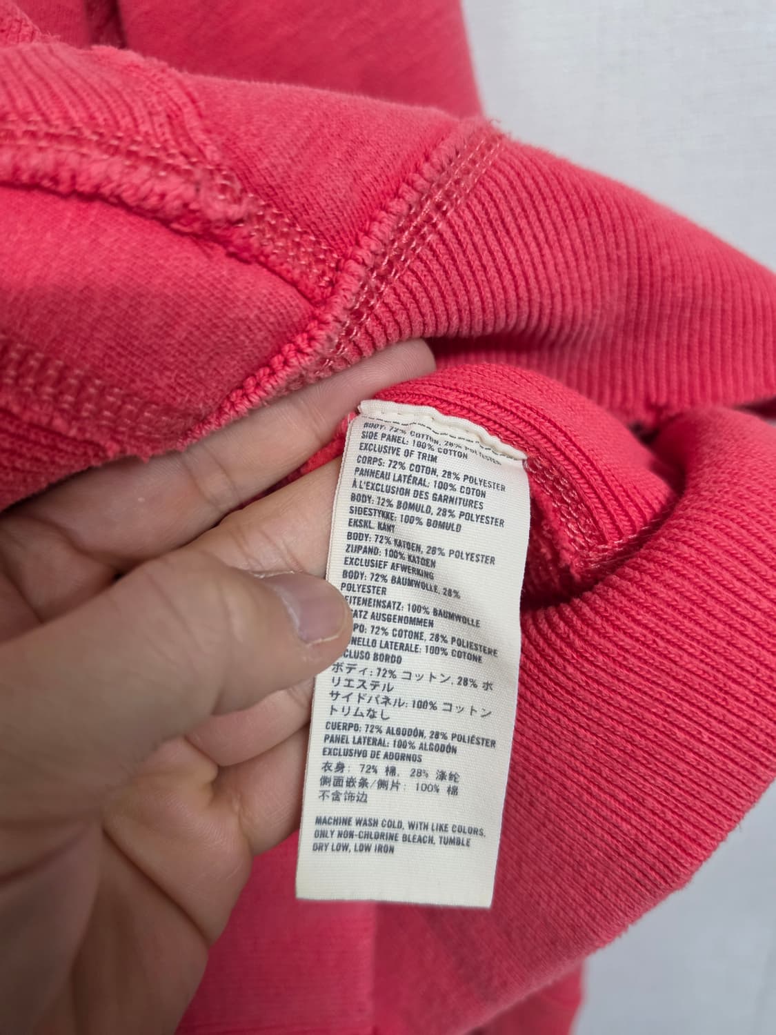 아베크롬비 Y2K 대장급 핑크 후드 집업 S 상품이미지4