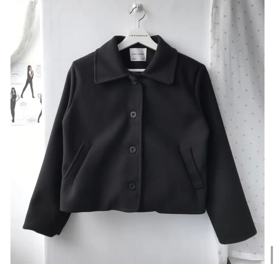 오앤 에이블리 쿠키 자켓 코트 블랙 상품이미지3