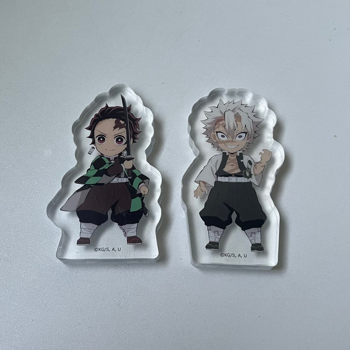 귀멸의칼날 아크릴 피규어 탄지로, 사네미 2개 세트 상품이미지1