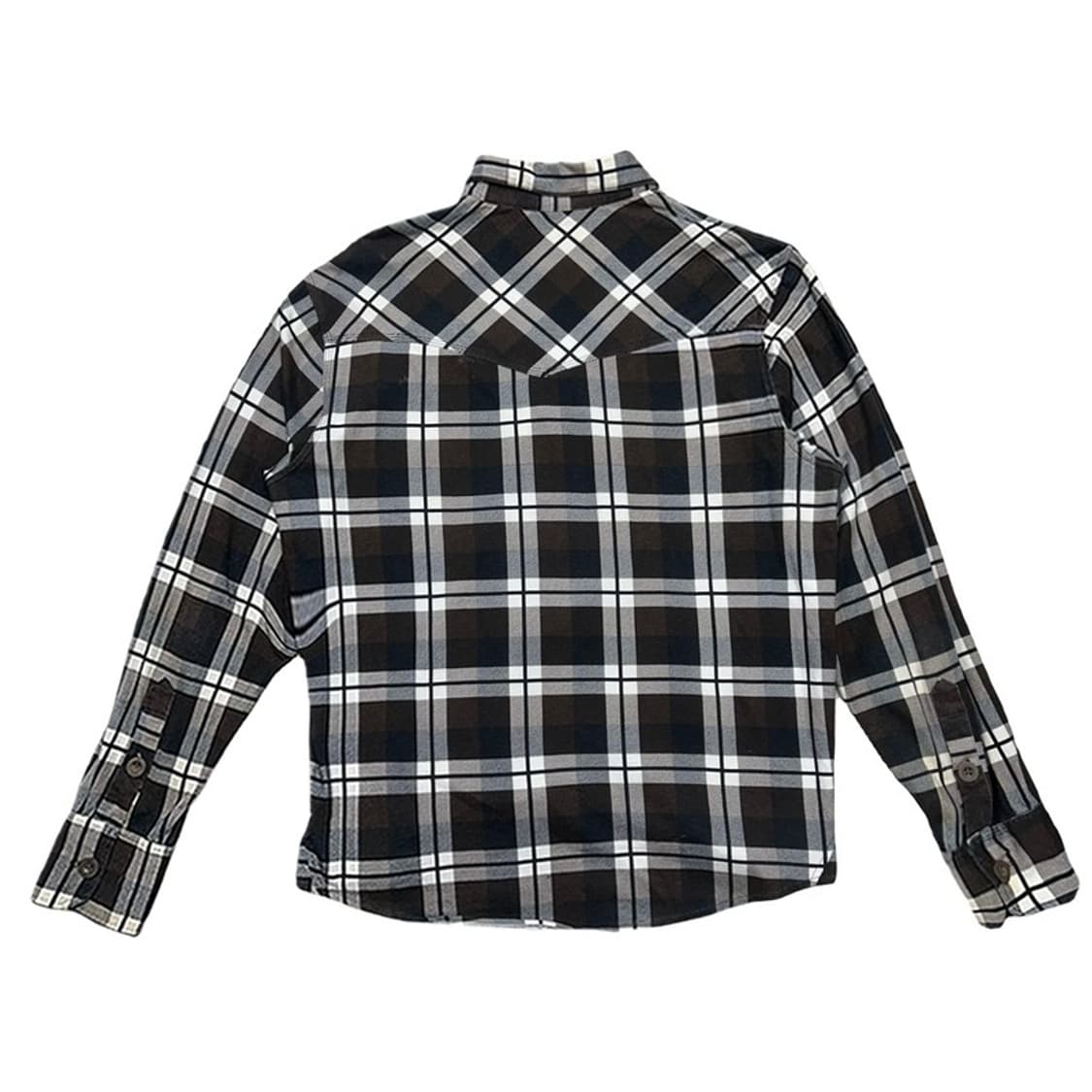 리바이스 브라운 투톤 체크 플란넬 투포켓 셔츠 L 상품이미지8
