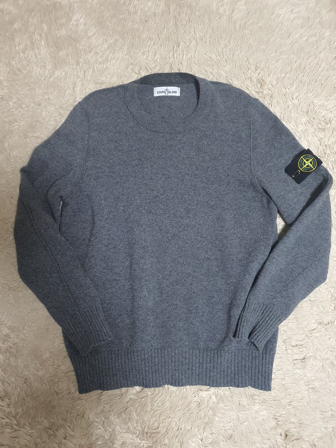 스톤아일랜드 크루넥 와펜 니트 사이즈 100 상품이미지1