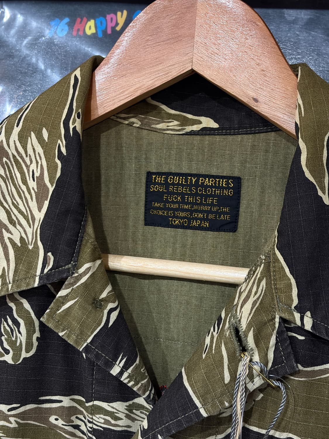 Wacko maria 타이거 자수 카모 퍼티그 자켓 상품이미지6