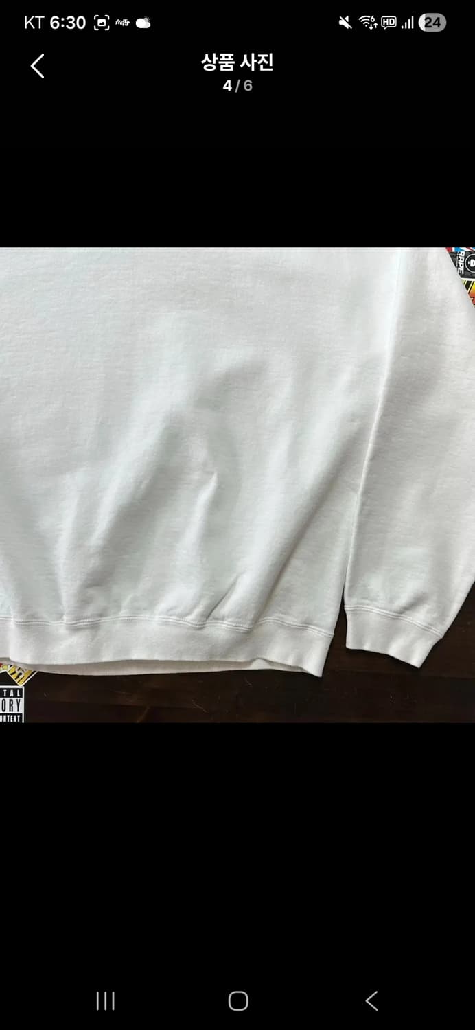 90s gap 화이트 맨투맨 상품이미지4