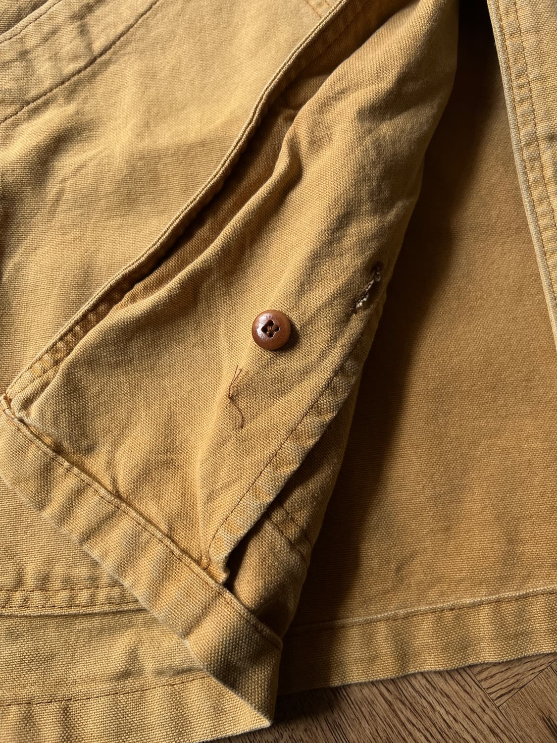 [L]90's 엘엘빈 Made in USA 빈티지 페이딩 브라운 헌팅자켓 상품이미지7