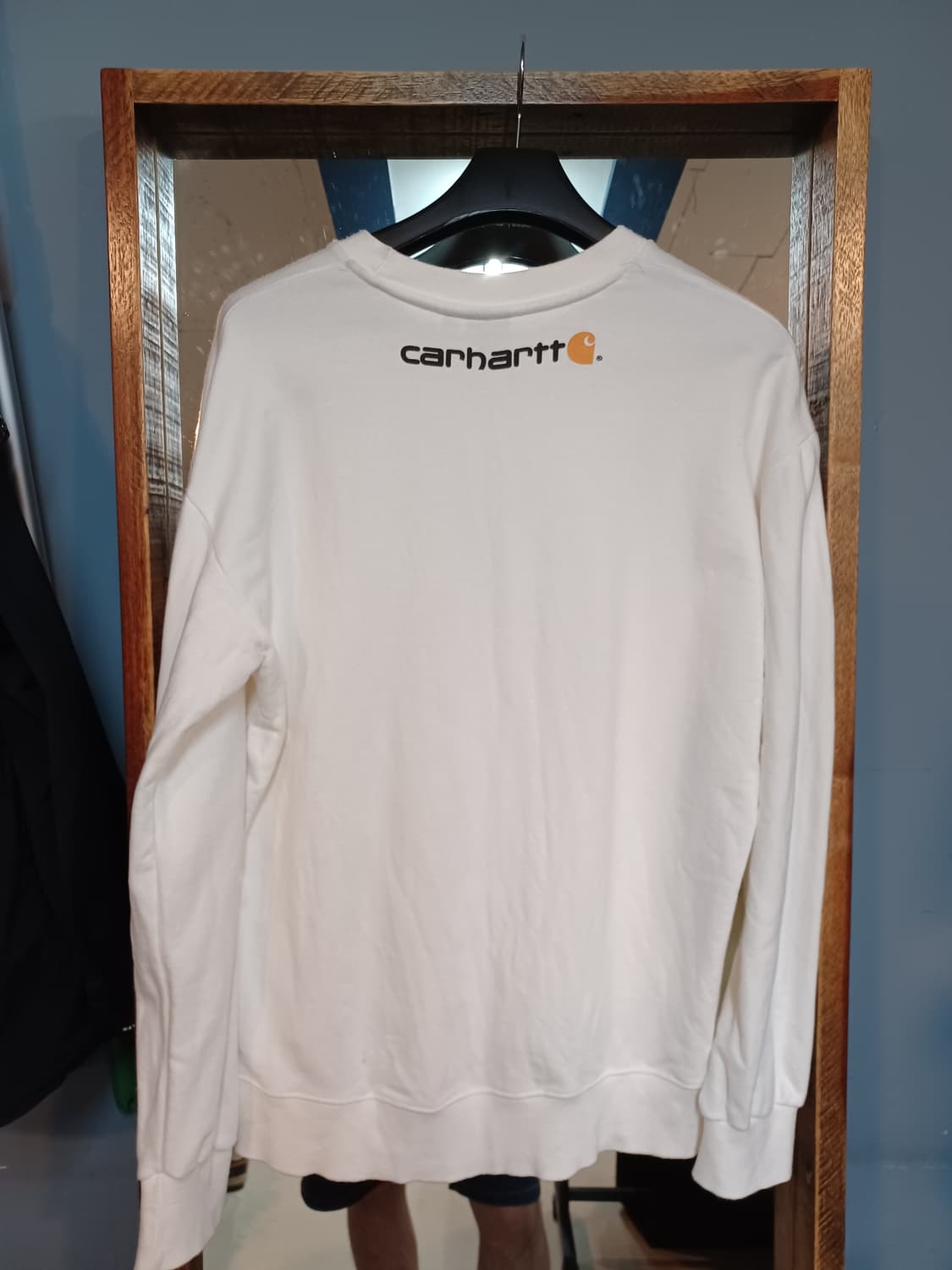 칼하트 로고 맨투맨 화이트 xl 상품이미지2