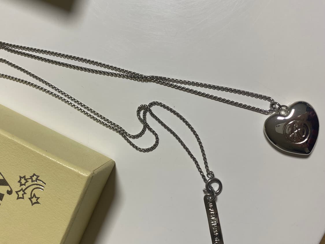 어거스트하모니 라지하트투웨이 롱넥크리스 상품이미지3