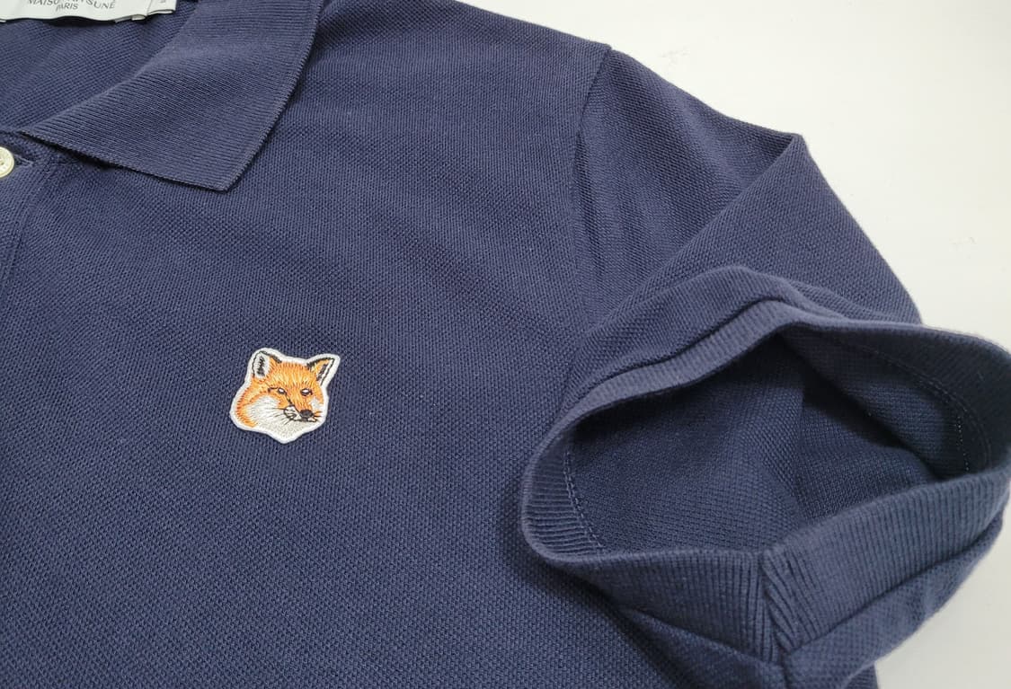 메종키츠네 22SS 폭스 헤드 패치 클래식 폴로 티셔츠 / 남 100  상품이미지3