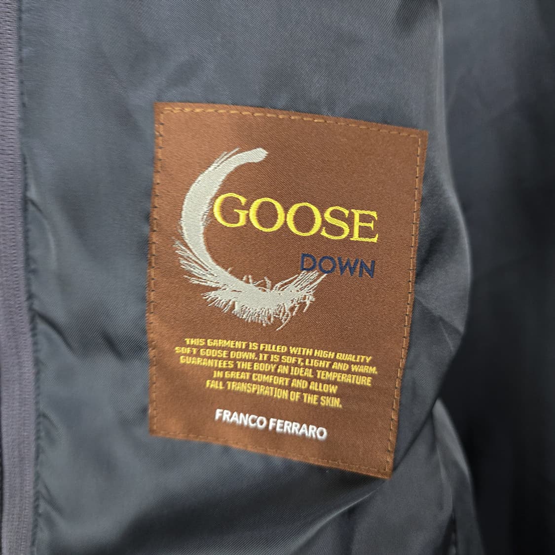 프랑코페라로(Franco Ferraro) 구스다운 롱패딩 110 상품이미지7
