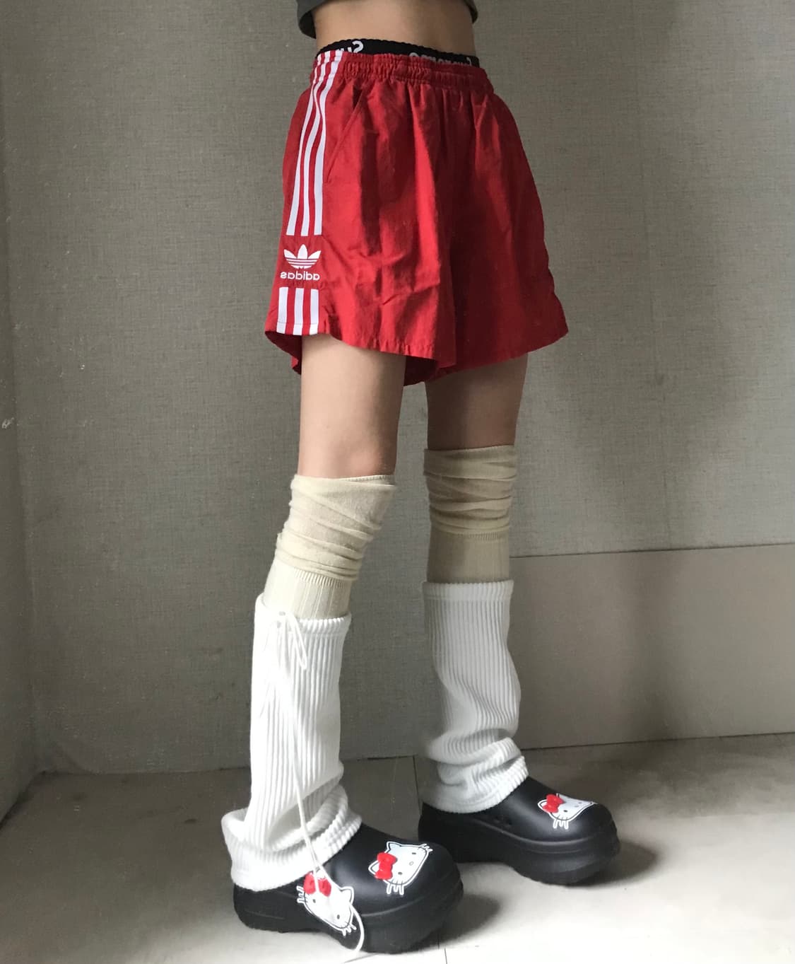 아디다스 레드 쇼츠 상품이미지2