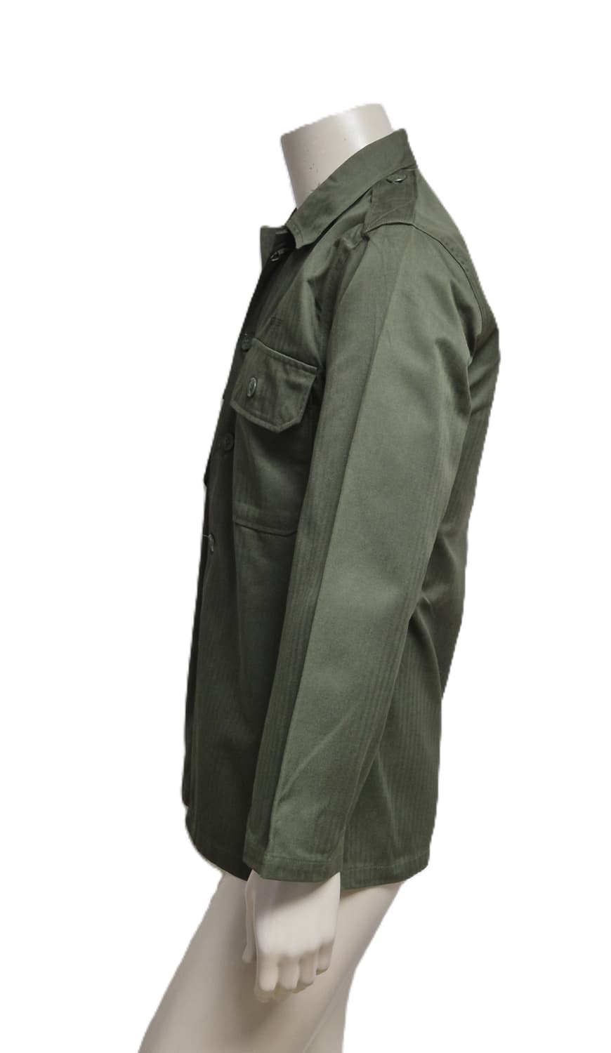 국군 구형 훈련복 민무늬 전투복 상의 자켓 (M) (3) (미사용품) 상품이미지2