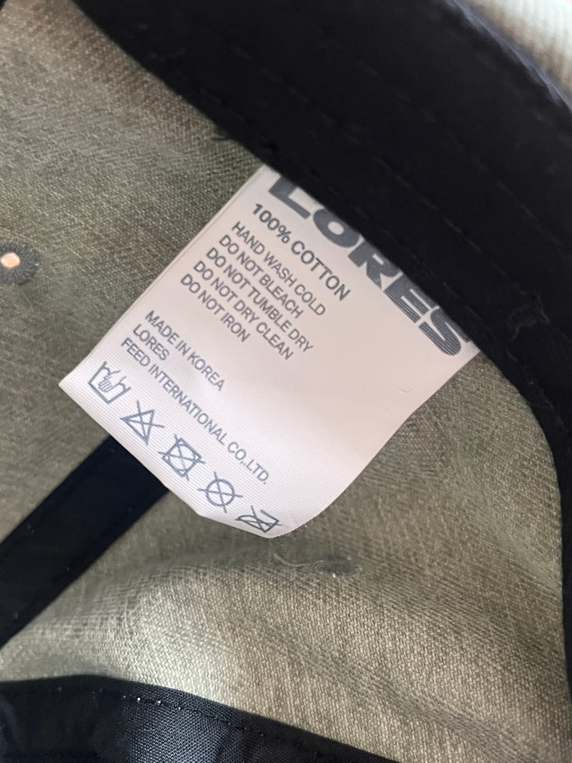 LORES 볼캡 모자 상품이미지4