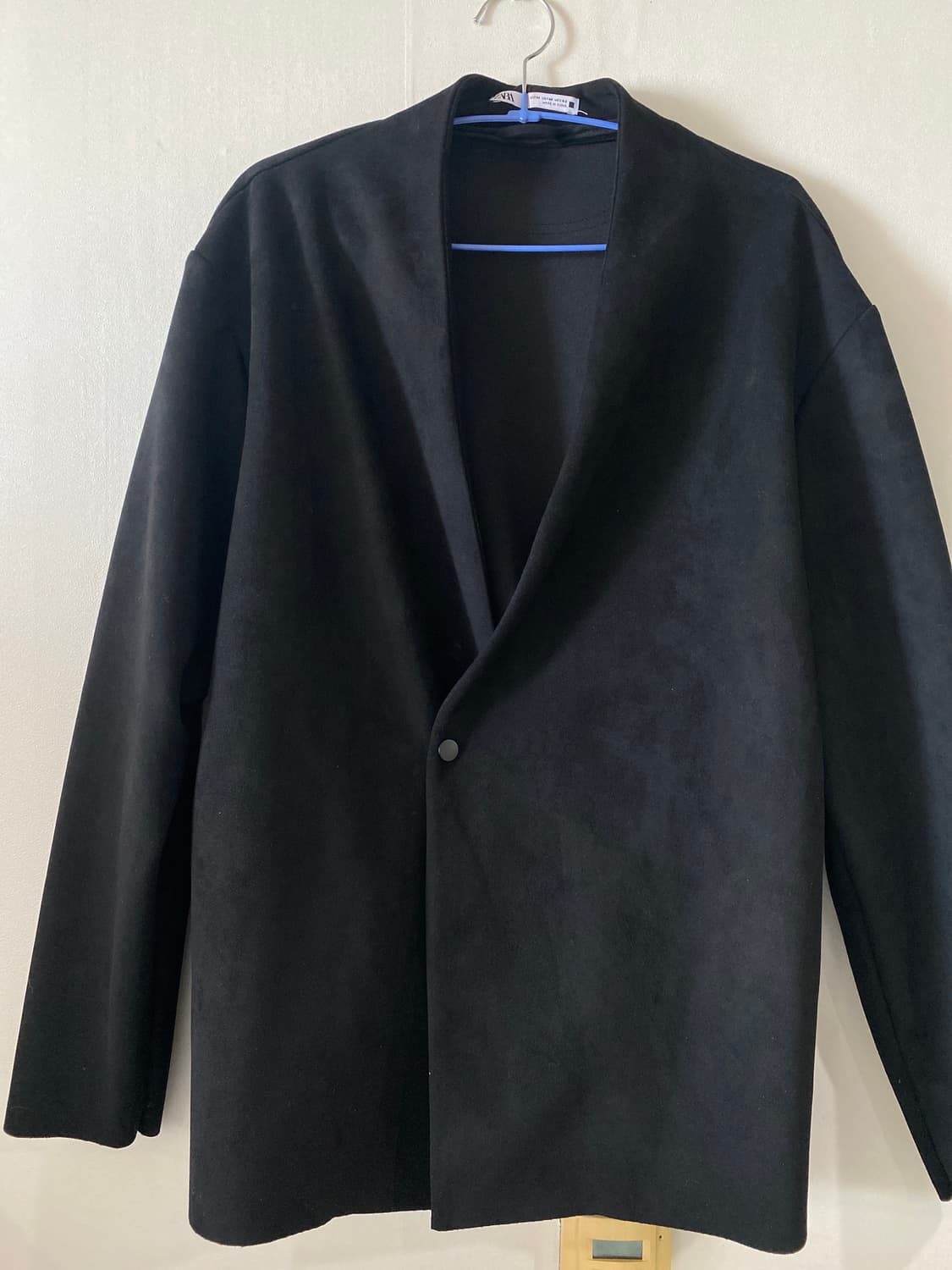 자라 스웨이드 논카라 자켓 상품이미지1