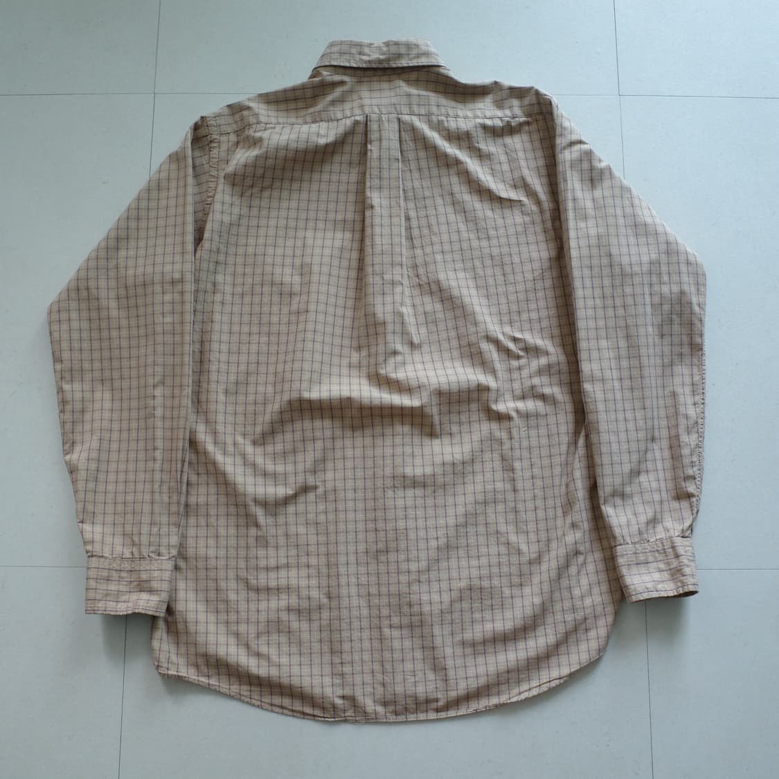 90s 엘엘빈 빈티지 MADE IN USA 체크 셔츠 커스텀핏 L 상품이미지6