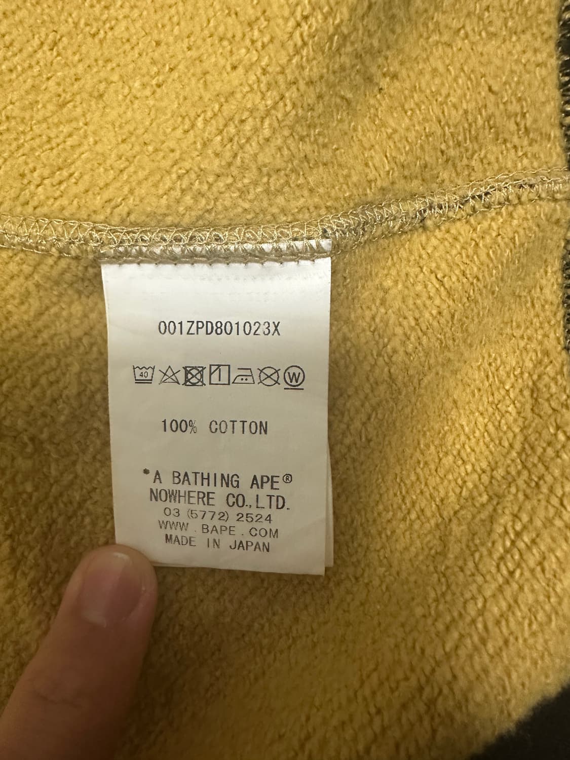 베이프 세퍼레이트 풀집업(정품) 상품이미지7