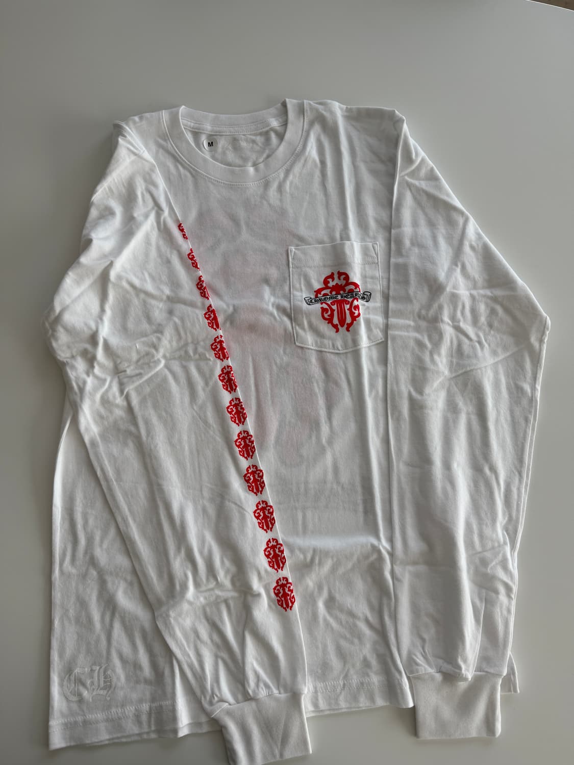 크롬하츠 레드바인대거 롱슬리브 화이트 상품이미지1