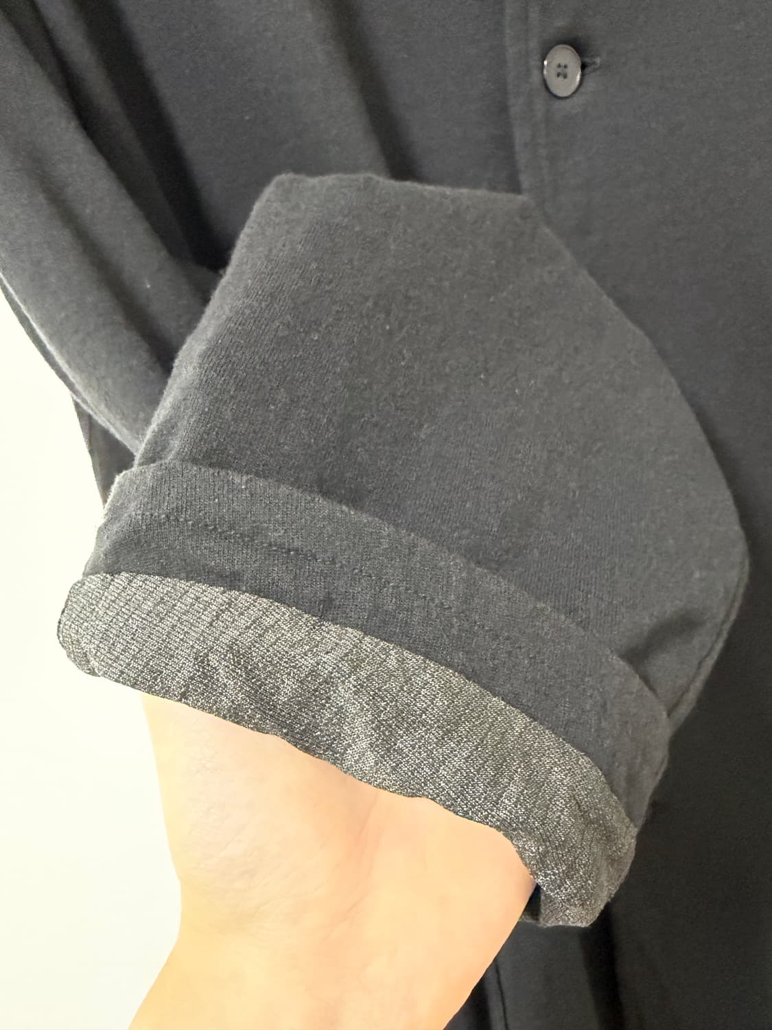 [2] 코모리 코튼 저지 스탠드 카라 자켓 상품이미지7