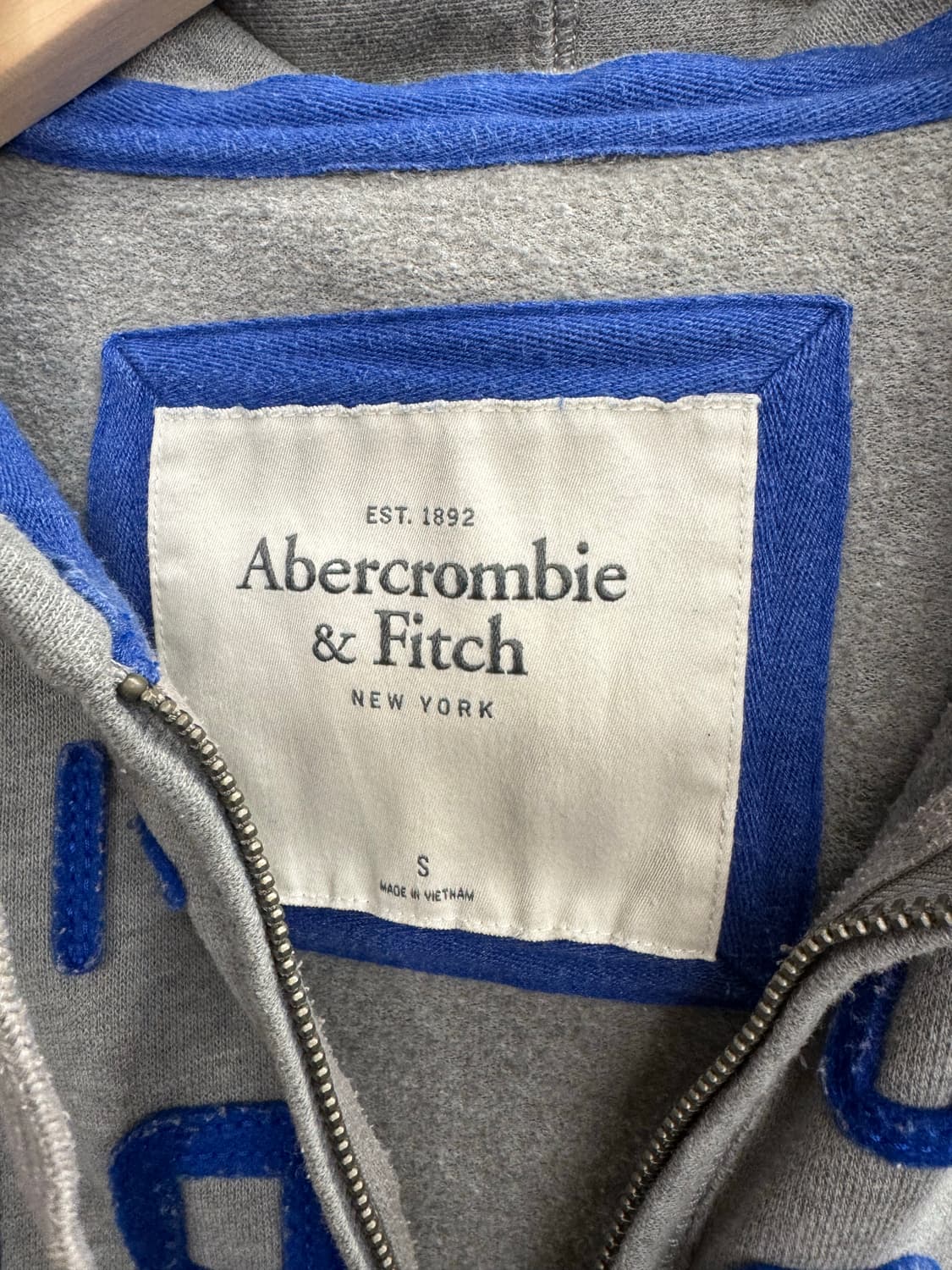 아베크롬비 빈티지 여성 그레이 후드집업 상품이미지3