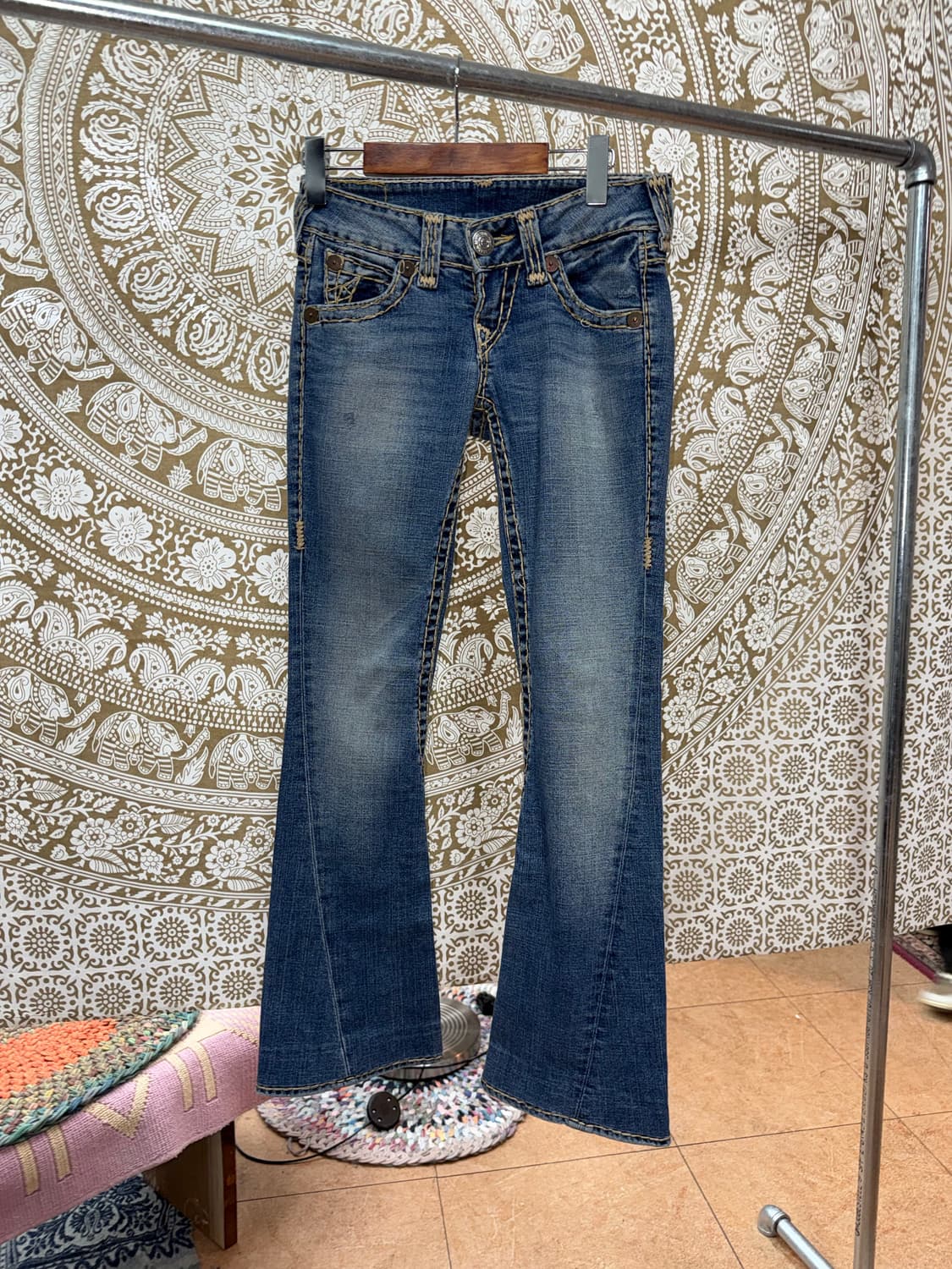 트루릴리젼 조이슈퍼티 여성 부츠컷 스판 데님팬츠  상품이미지3