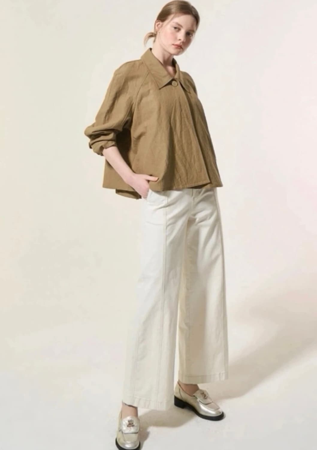 랑방컬렉션 크롭 자켓 상품이미지1