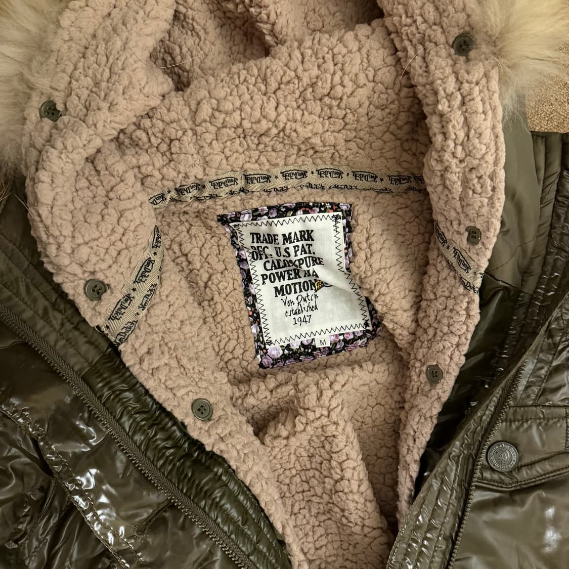 Von dutch 본더치 퍼후드 패딩 점퍼 상품이미지5