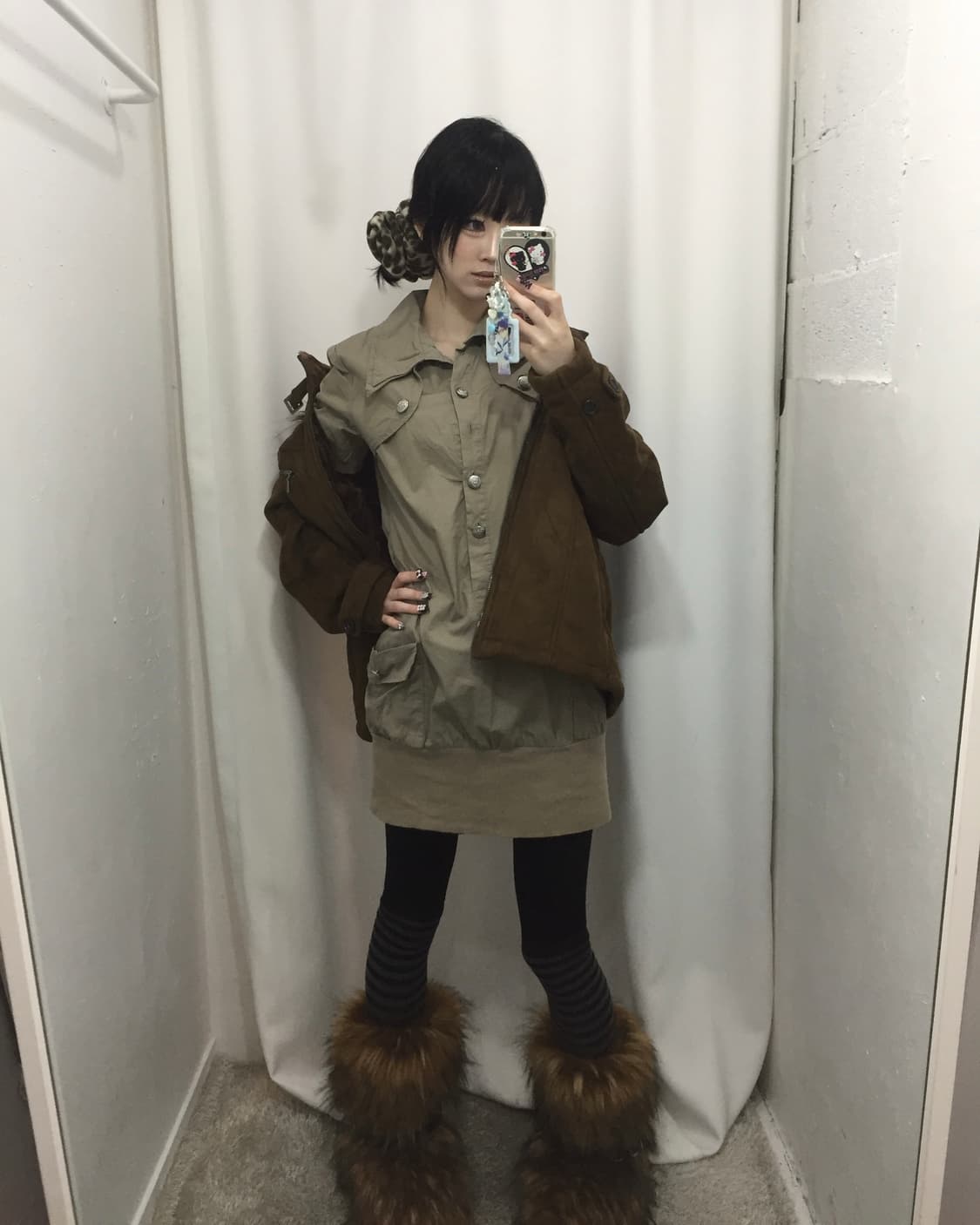 브라운 퍼 코디 🤎 상품이미지2