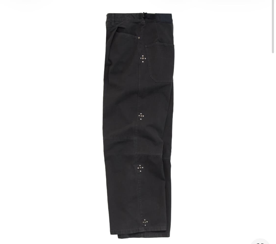 폴리테루 1011 고시마 팬츠 리벳 플라워 빈티지 차콜 상품이미지1