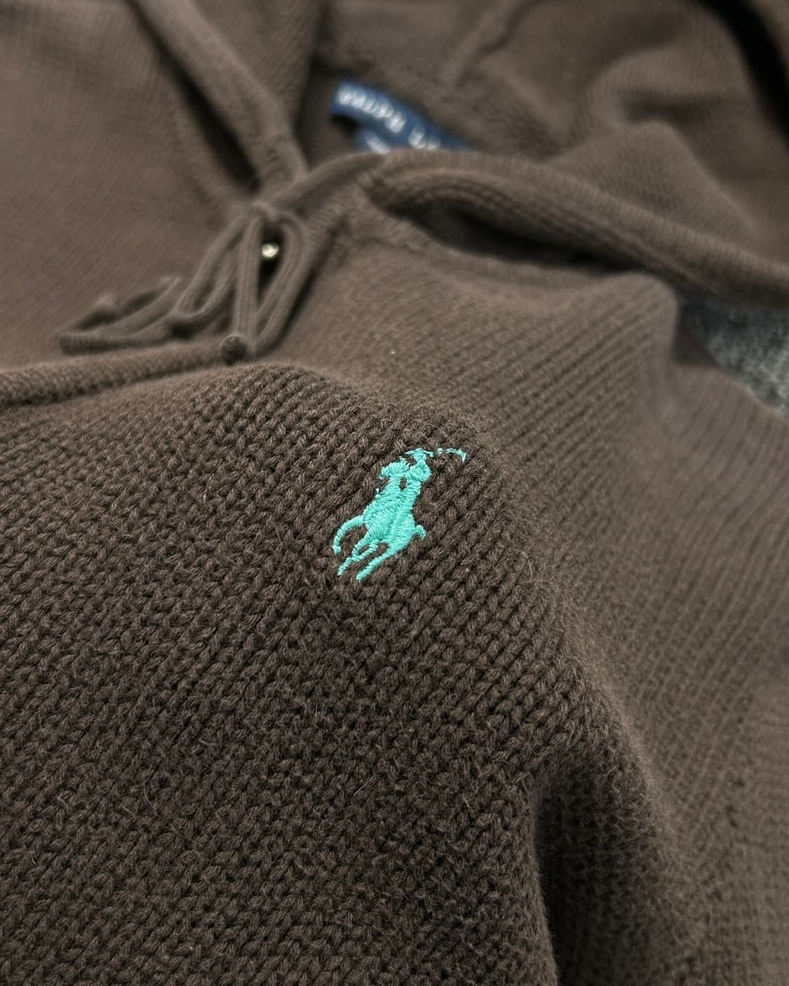폴로 랄프로렌 브라운 니트 후드집업  상품이미지3