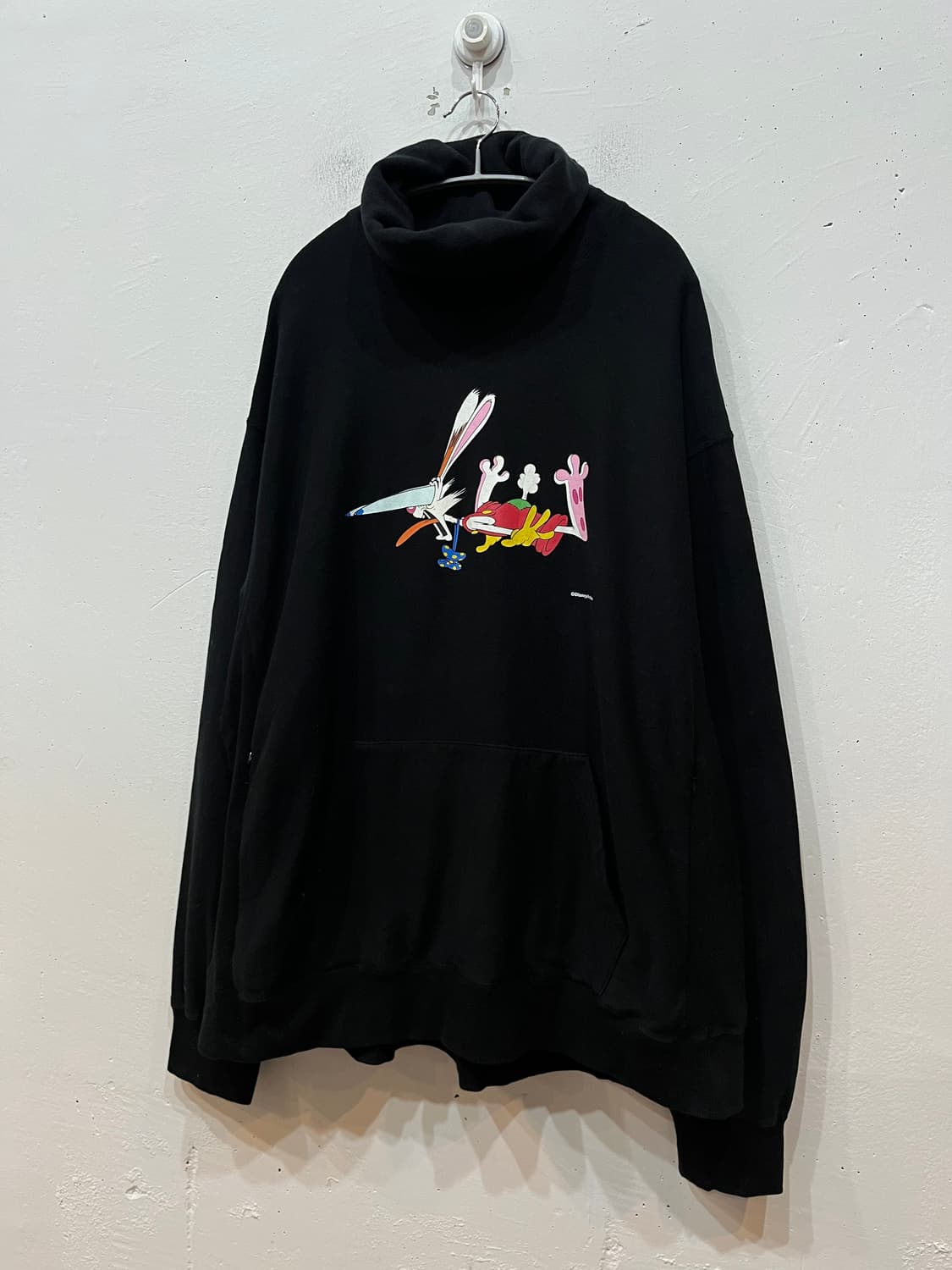 파세타즘 X 디즈니 19AW 로져 래빗 터틀넥 맨투맨 스웻셔츠 상품이미지1