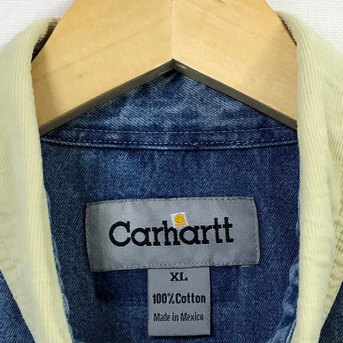 XL 칼하트 코듀로이넥 데님 셔츠 상품이미지3