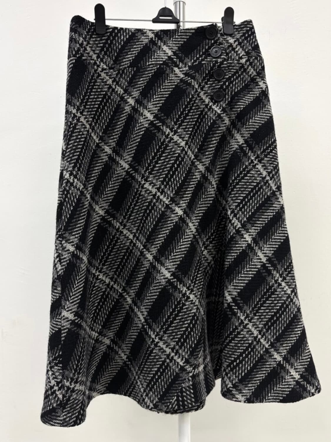 빈티지 블랙 울 스커트 상품이미지2