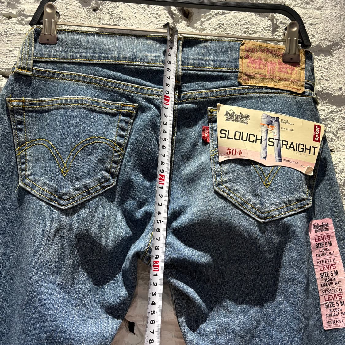 리바이스 504 데드스탁 슬로우치 데님팬츠 상품이미지9