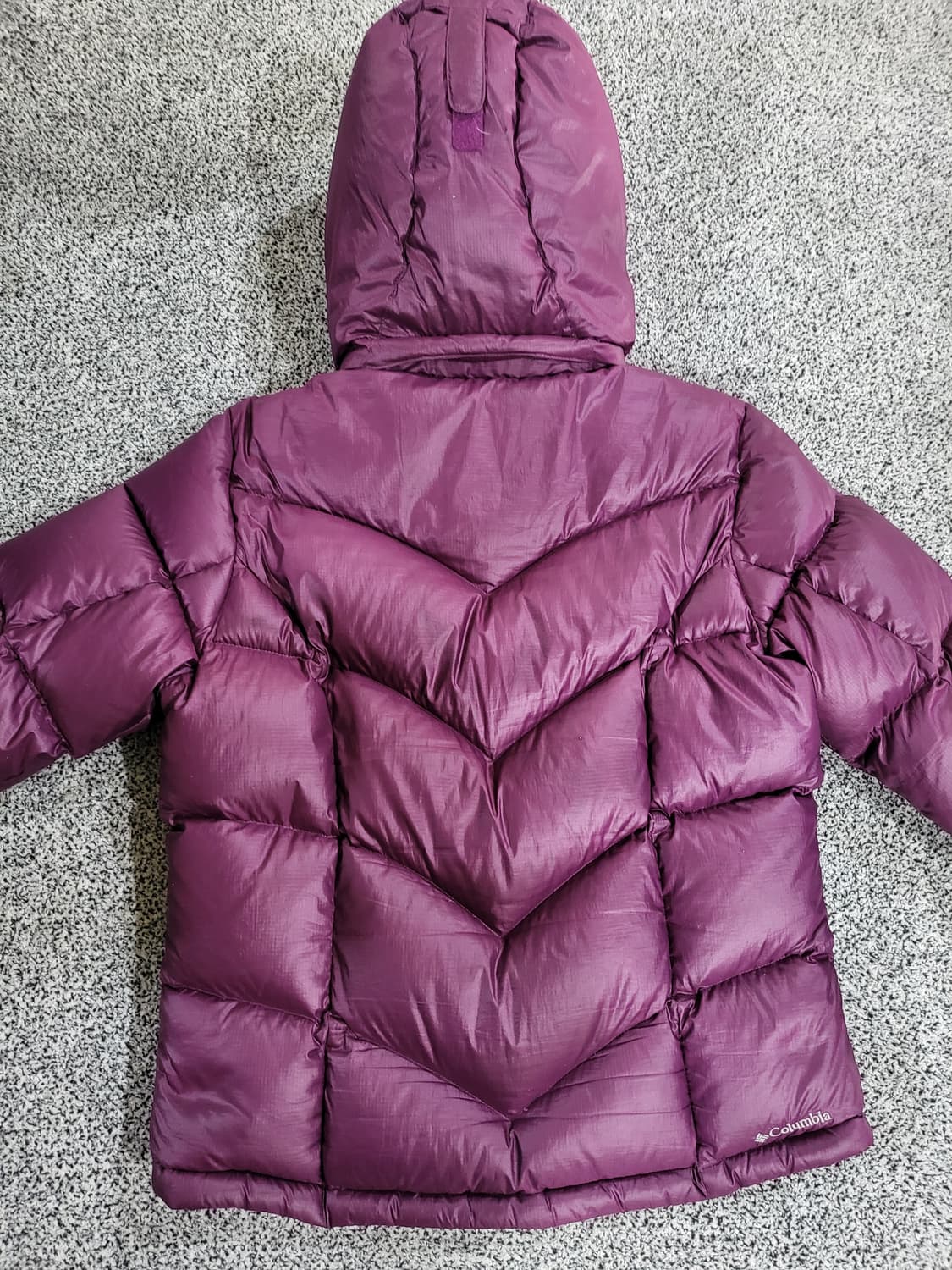 컬럼비아(COLUMBIA) 퍼플 컬러 패딩  상품이미지5