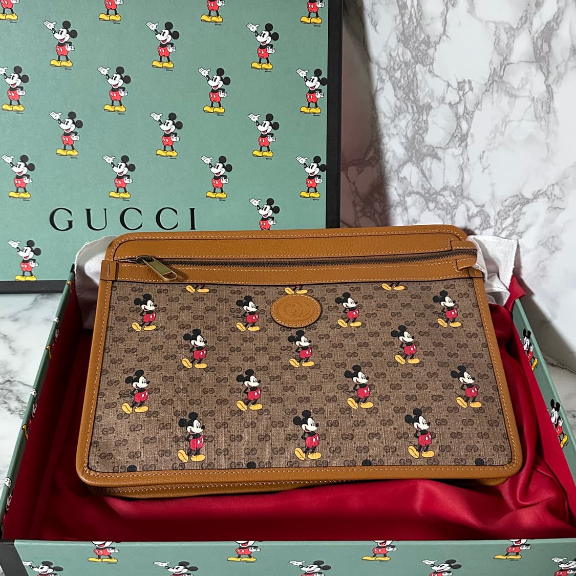 (새상품) 구찌 미키마우스 클러치  상품이미지1