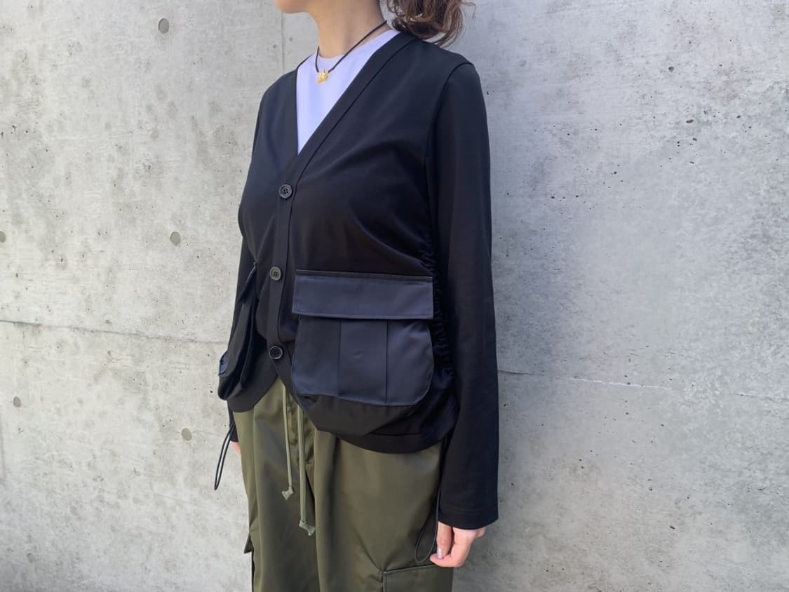 새상품 23ss 느와케이니노미야 꼼데가르송 포켓 가디건 s 상품이미지3