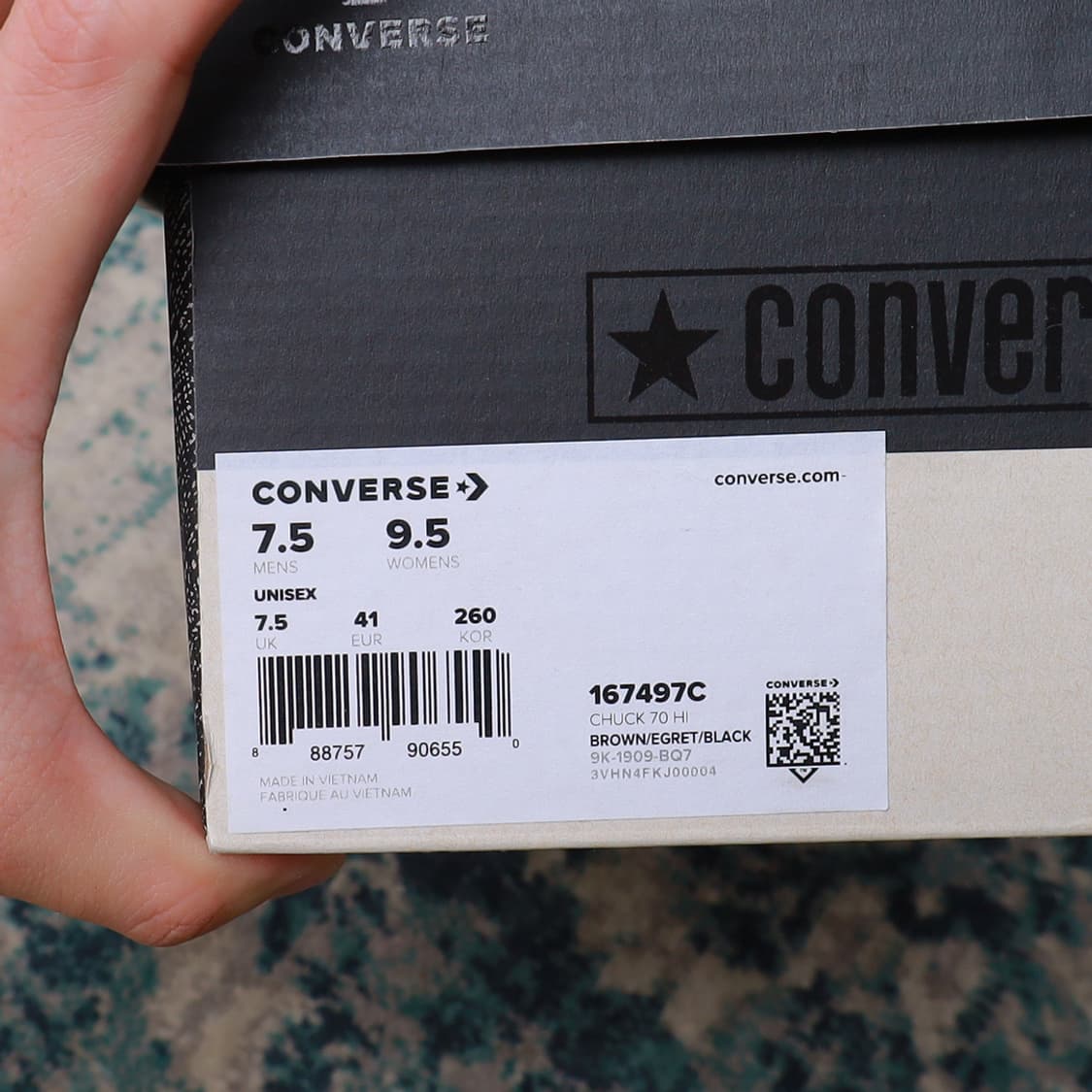 Converse 컨버스 와코마리아 척70 하이 260 상품이미지8