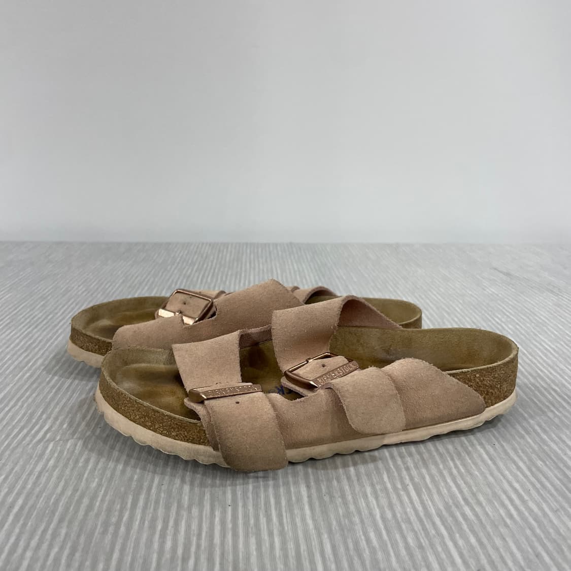 704-3) 버켄스탁 아리조나 샌들 베이지 240mm 상품이미지3