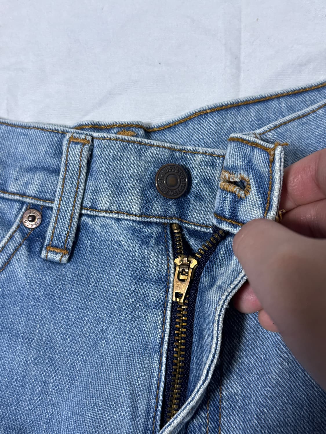 90s jp 리바이스 517 부츠컷 데님 팬츠 상품이미지4